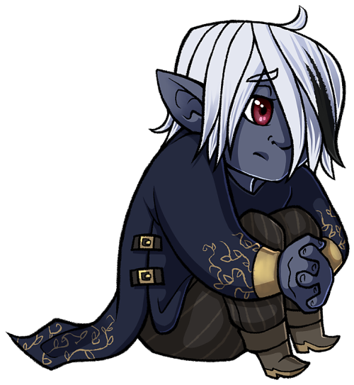 trellimar the drow from High Rollers as a kidmaybe they wouldn’t make fun of you so much if you didn