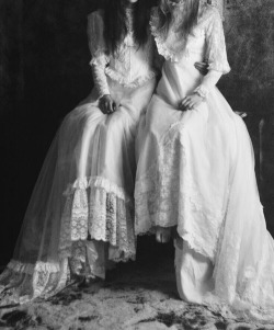 manjulvr:  Image via We Heart It https://weheartit.com/entry/149060460 #blackandwhite #dark #dress #lace #victorian #vintage