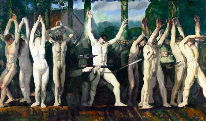 George BellowsThe Barricade1918oil on canvas