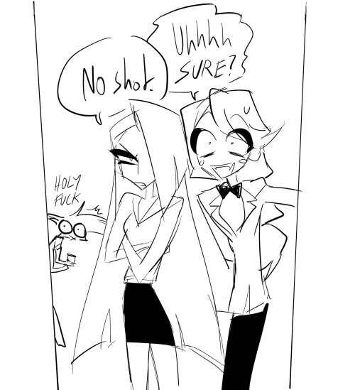 Vox Checking Into The Hotel Just To Fuck With Alastor Would Be So Funny I Think About It All Day