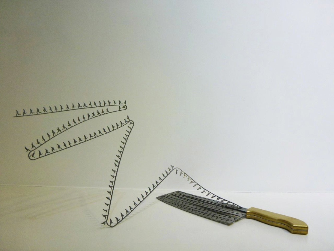 myampgoesto11:  Shadow of Knives: Incredible carved silhouette sculptures by Li