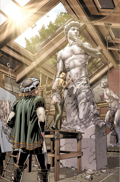 dustinweaver:  Pages from S.H.I.E.L.D. Vol.2 #1 (2011) Writer- Jonathan Hickman Art- Dustin Weaver C