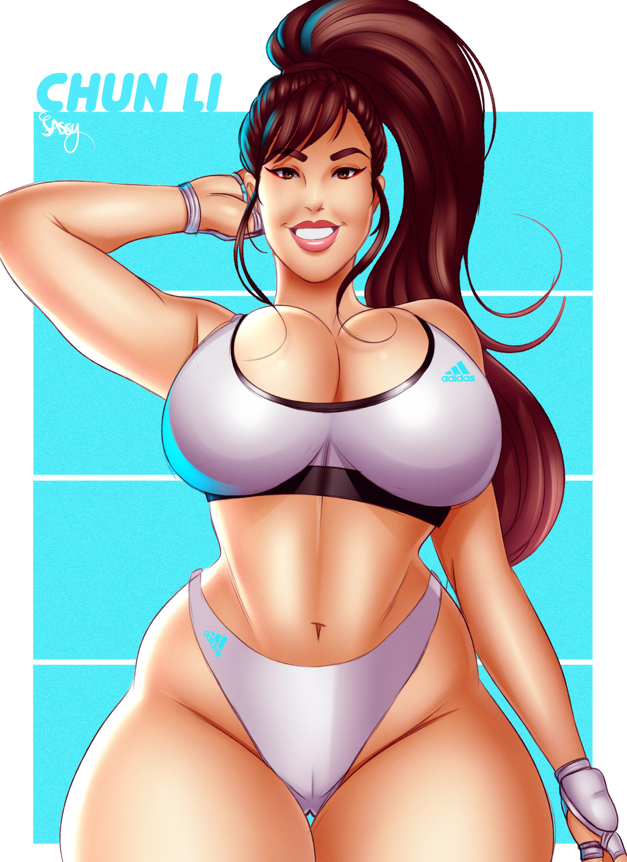 jassycoco:    Drew Chun Li in a sparring suit that was modded by BrutalAce on DA