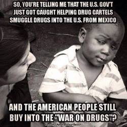 sikssaapo-p:  The U.S and War on Drugs   Such a joke