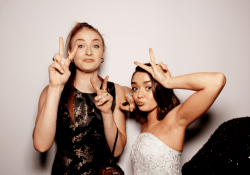 Maisiewilliams:  Maisie Williams And Sophie Turner At The Ew After Party (January