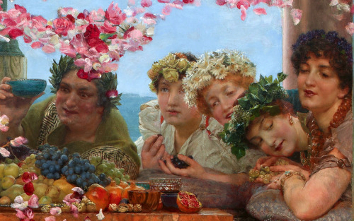 letheane: Sir Lawrence Alma-Tadema, ‘The Roses of Heliogabalus’ (&amp; Details)