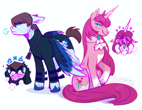 New Pony Gen means new ponysonas for my OTP &lt;3 My beautiful, rich yugioh bois with childhood 