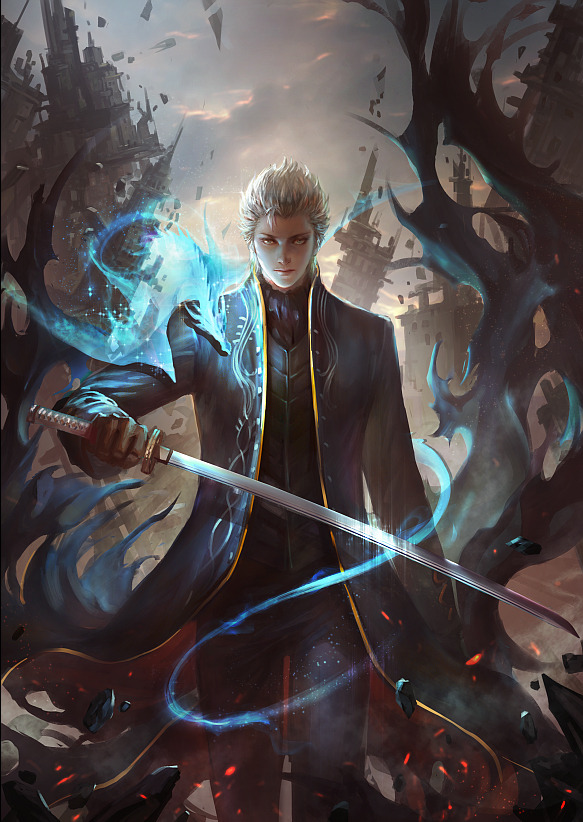 Image tagged with Devil May Cry 3 Vergil Devil May Cry Fanart on Tumblr