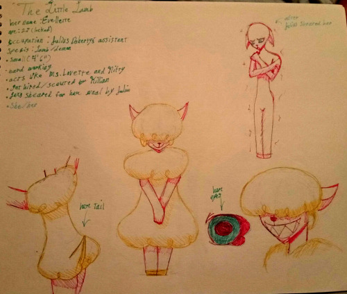 Little Lambs Character Sheet!