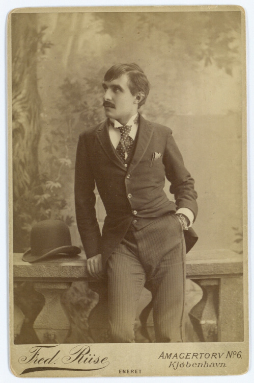 Herman Bang, 1880s (by The Royal Library, Denmark)