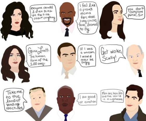 Brooklyn 99 Sticker SetInstagram | Facebook | WebsiteAll 9 of your faves from the 99th precinct! -Ea