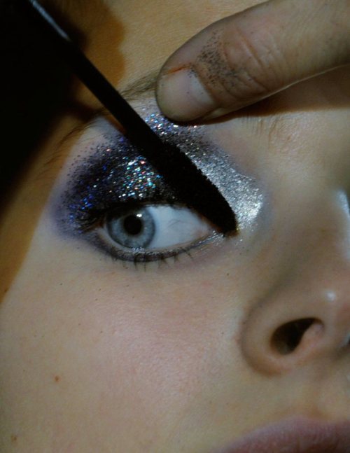 runwaydoll:Paco Rabanne SS12 Makeup