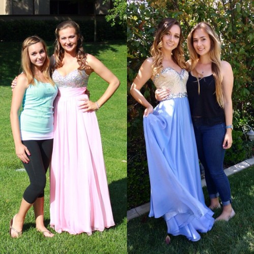 It seems like just yesterday we were fighting over Barbie dolls. #allgrownup #prom2012 #prom2015 #PR