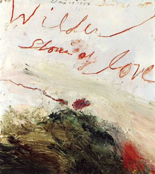 devidsketchbook: CY TWOMBLY No painter since Pollock has refused to separate landscape and language