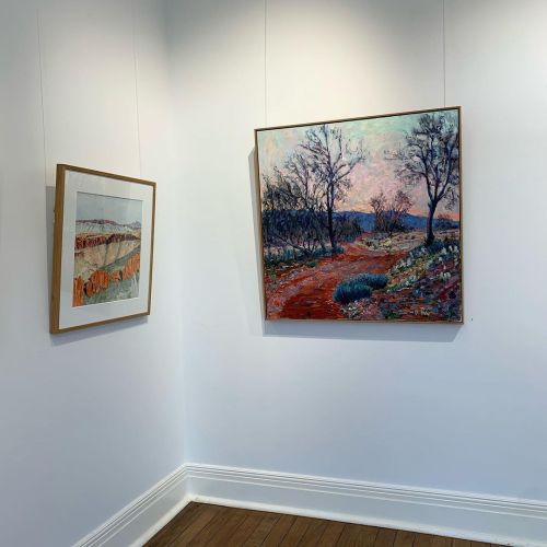 Last chance to see Hal Pratt’s exceptional watercolours alongside my recent desert and coastal paint