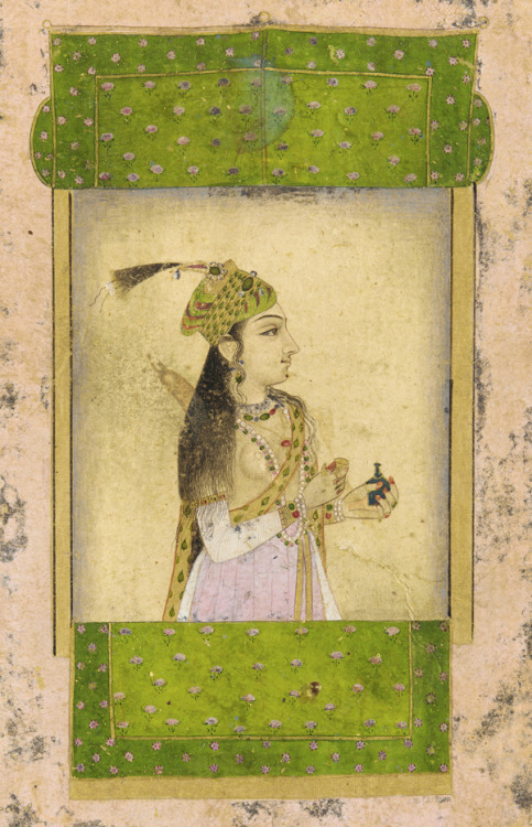 A noble lady, Mughal dynasty, India. 17th century