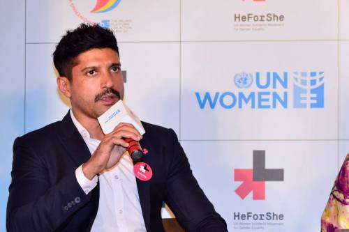 “Bollywood filmmaker and actor Farhan Akhtar is a great example of the power men and boys have to en