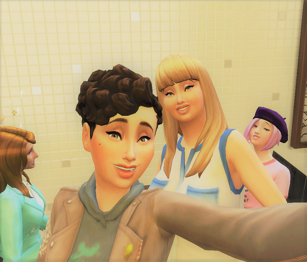 GingerSims on Tumblr: Sofie Fujikawa (brown hair) and Her older sister ...