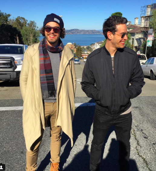 Alberto Rosende and his brother Diego