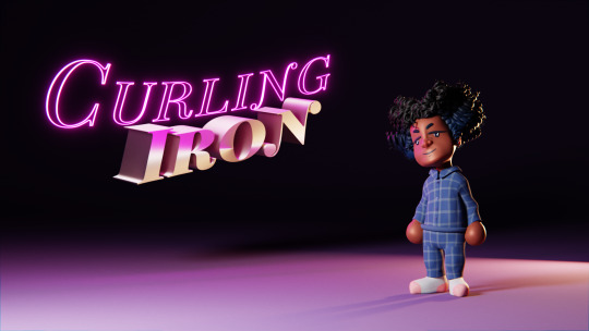 Curling Iron, for Blender 3.1 by Lady Saytenn