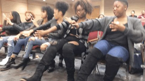 Black Tumblr Follow Train