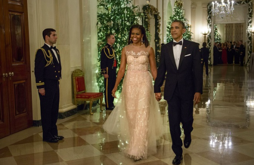 brownglucose:  allthingsobama:  Kennedy Center Honors Reception 2014   MICHELLE!!!!!YES!!!! 