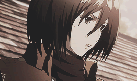 ackersoul: » Shingeki no Kyojin • one gifset per character « Mikasa Ackerman