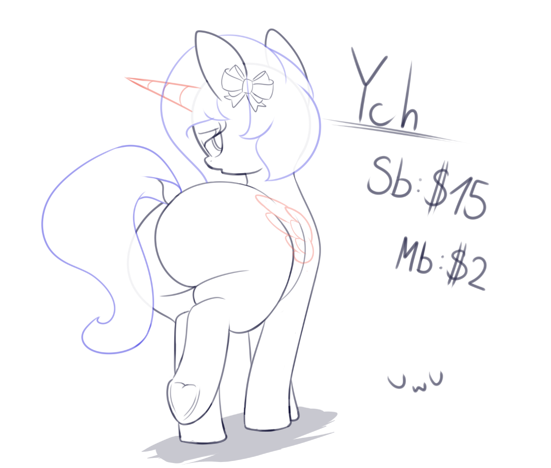 andelaiponis: Hey Hey! It’s time for a new ych auction :3This time… A butt (who