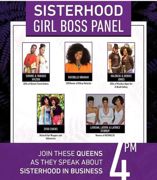 The Royal Coils Natural Hair & Beauty Expo is this Sunday! Join us on the “Sisterhood Girl Boss 