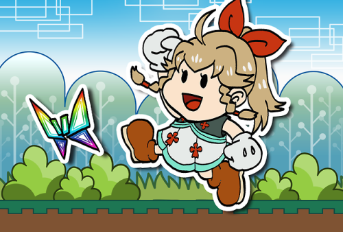 Virtual You Tuber EMMA-taso (SUPER PAPER MARIO mode)【pixiv】https://www.pixiv.net/member_illust.php?m