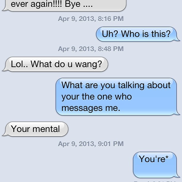 Bored at work on my break so i decided to reply, and I guess I&rsquo;m mental&hellip;