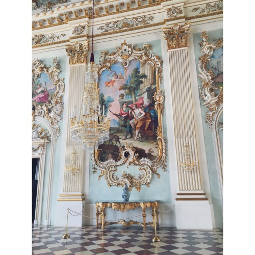 artschoolglasses:Nymphenburg Palace. The German rococo in here is glorious. I died a little inside