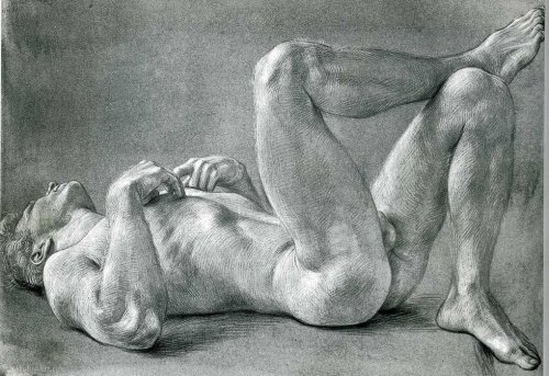 designedfordesire:  Male Nude (date?), Paul Cadmus (1904-1999)gayartists (via arteefalo)