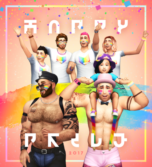 lumialoversims: The O’Rourke dads &amp; co wish you a Happy Pride Month! (HD)