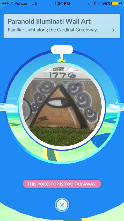 pokemongostories: This is a pokestop in my town. Idk how it even BECAME a pokestop.