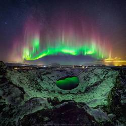 Colorful Aurora Over Iceland #Nasa #Apod #Aurora #Northernlights #Atmosphere #Ionized