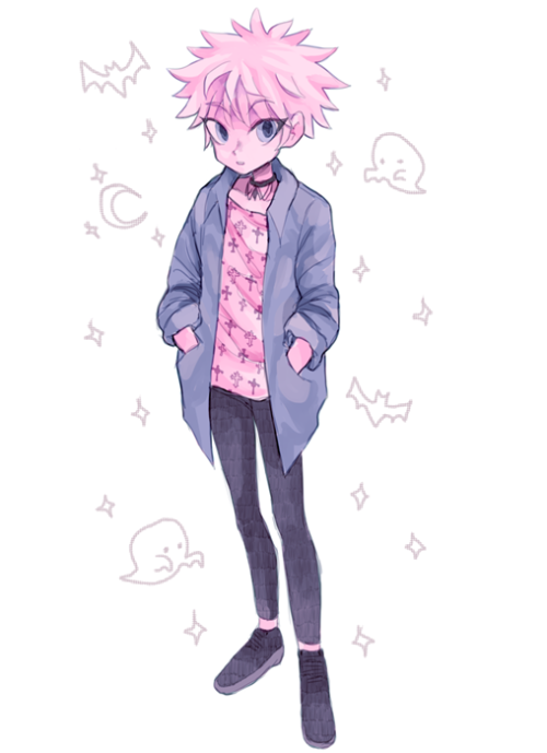 ykiru:hey its been a while and i drew killua wearing my clothes again