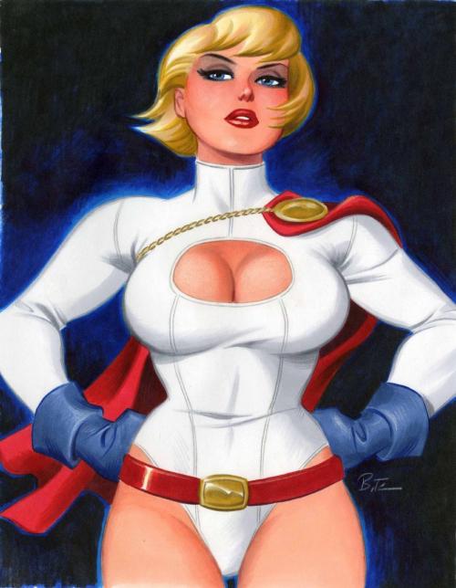 cooketimm:  Power Girl by Bruce Timm 