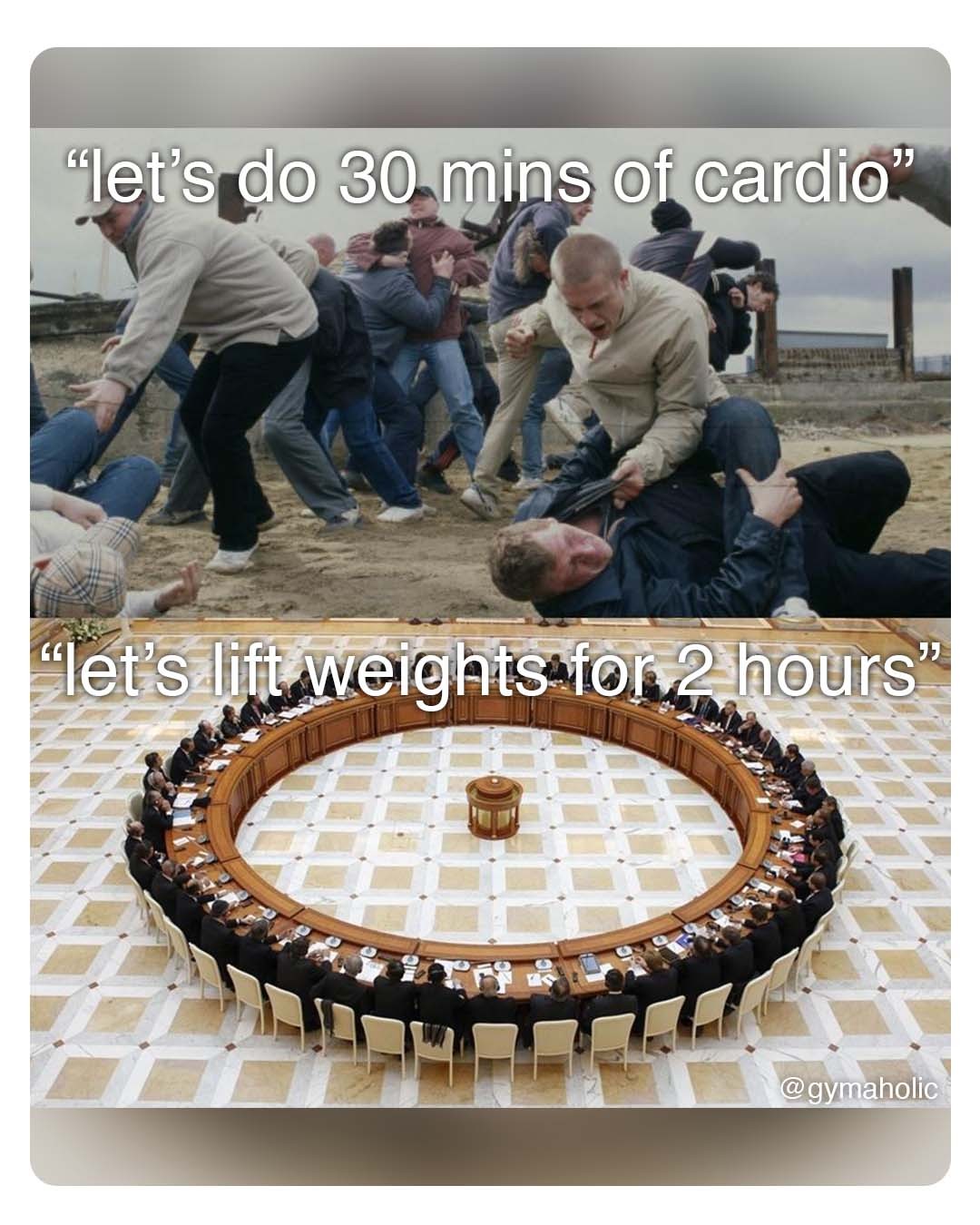 Let’s do 30 mins of cardio
