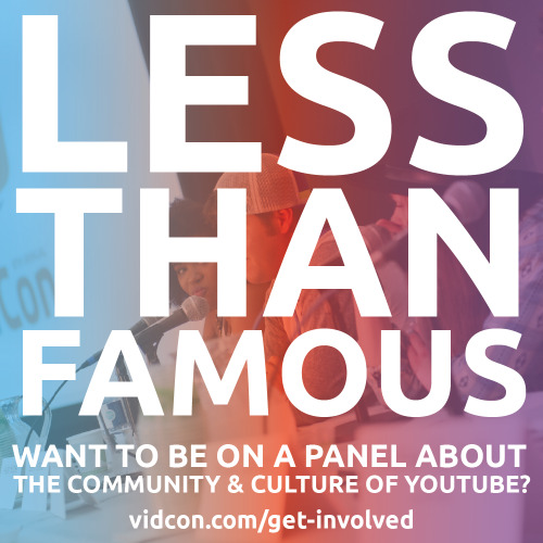 The Less Than Famous panel is a community-created panel now in its fourth year. The panel provides a