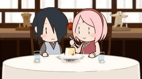 Sasuke And Sakura Animation By The Animator Hisako Sato.