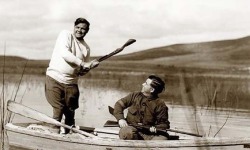 historicaltimes:  Babe Ruth duck hunting.