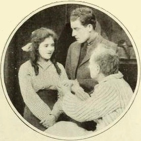 Still from the American western film Sympathy Sal (1915) with Teddy Sampson and two unidentified act