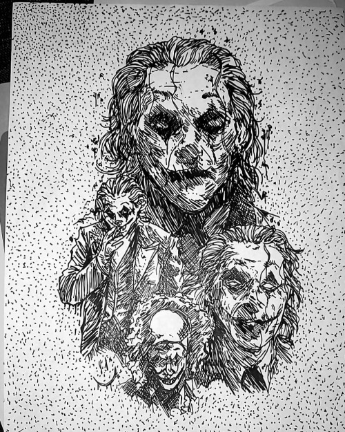 #Joker #PenInkArt #K2Sheet #ididthat #LimonadeThat (at Houston, Texas) https://www.instagram.com/p/C