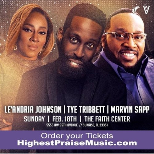 Highest Praise Music & @wigginsagency presents “Celebrating The Kingdom” at The Faith Center 2/1
