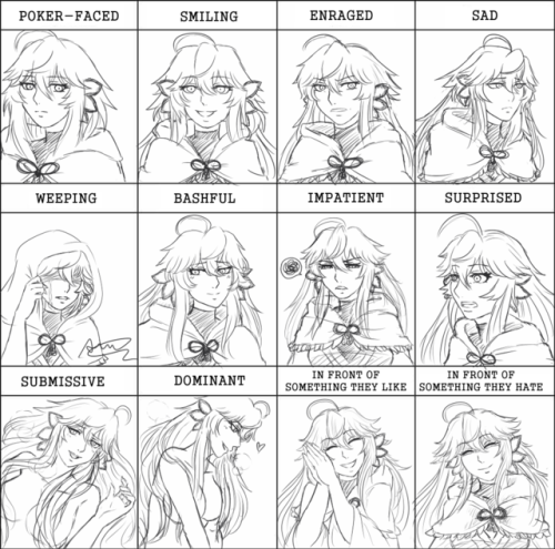 Day 12 - Facial Expressions.I know this is not the best, some of the panels are really bad, but I wa