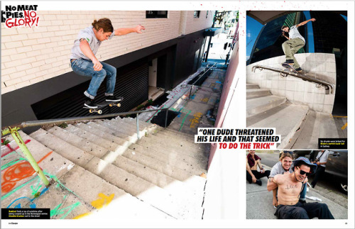 Indy Australia Tour Article in the August 2018 Issue of Thrasher Magazine #RideTheBest