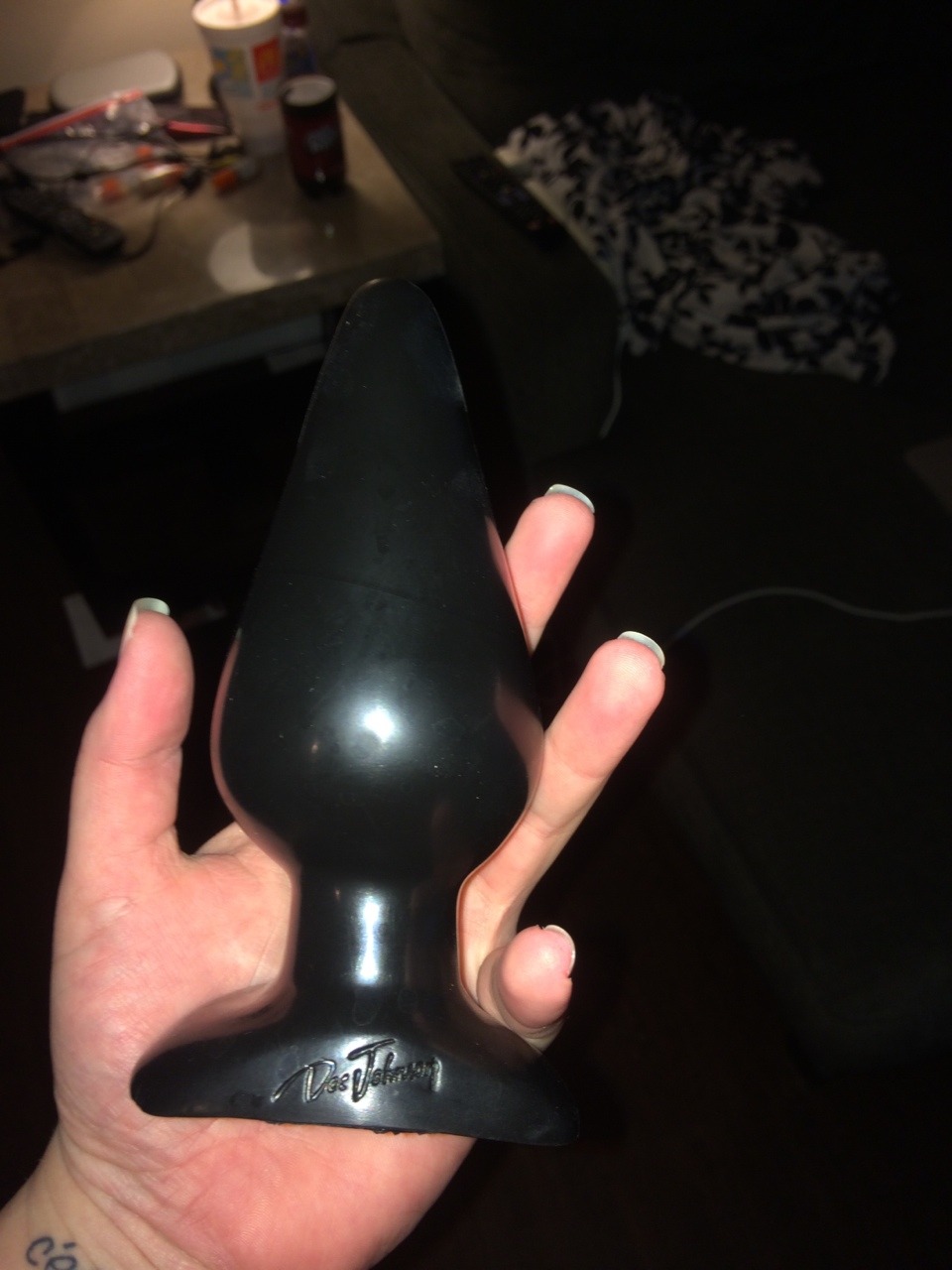scarletslutmolly:  I’ve trained my whore ass to be able to take this plug with