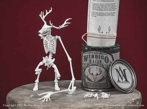 It must be hard to devour humans when you have no digestive system. “Wendigo in a Can” now available