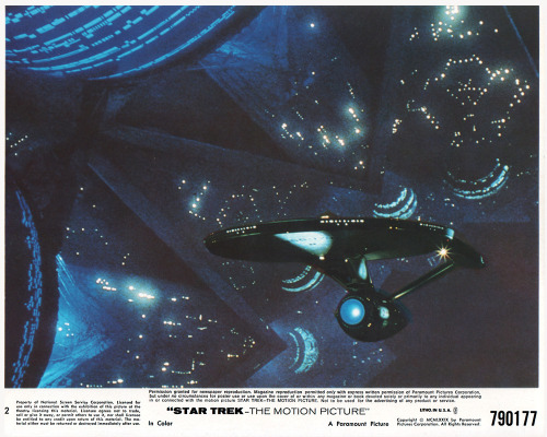 theyboldlywent:A set of eight US lobby cards for Star Trek: The Motion Picture.(If you like this sor